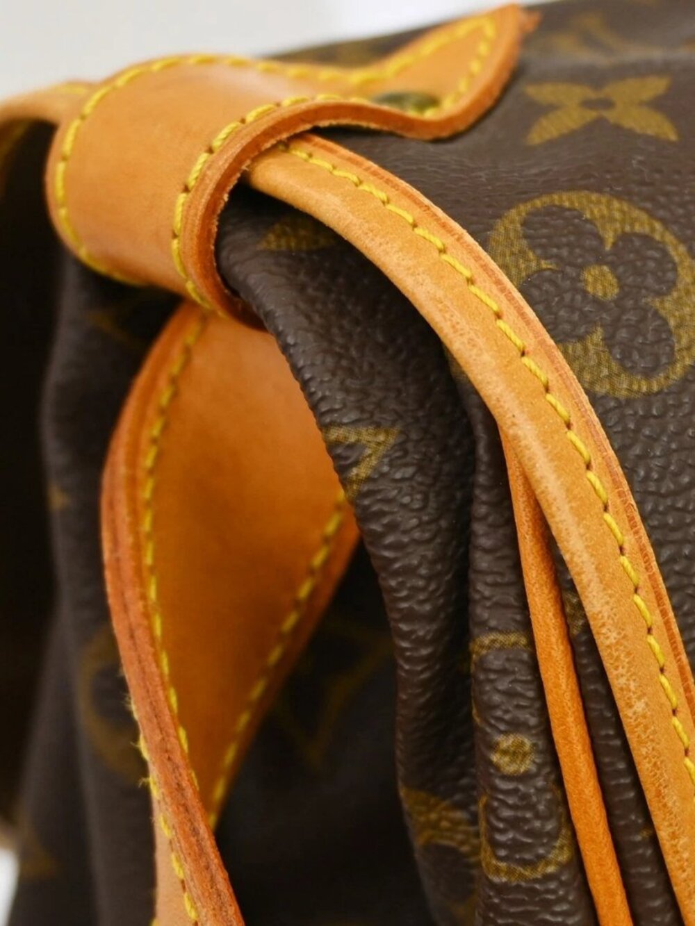 LOUIS VUITTON SAUMUR 35 SHOULDER BAG MONOGRAM M42254 AR0945 YQ07876 - Picture 6 of 14